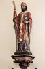 Estatua de San Blas, en la iglesia (© JE)