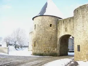 La porta di Sierck sotto la neve