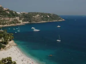 De Cap Martin en het strand van de Golf Blue-het maken van Roquebrune