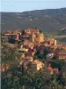 从空中看到的 Roussillon 村