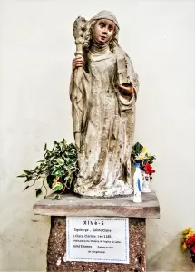 Statua di Santa Chiara - Chiesa di Rupt-sur-Moselle (© J.E)
