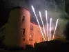 Fireworks at the castle