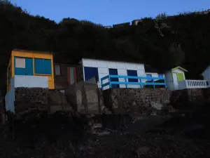 Valais beach - Fishermen's huts