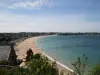 Saint-Cast-le-Guildo - Geweldig strand van Saint-Cast, uitzicht op het puntje van de wacht