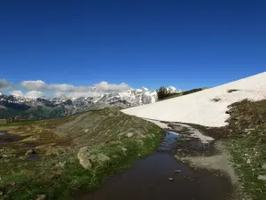 Una gran cantidad de hielo para un junio