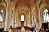 The interior of the Saint-Crépin church