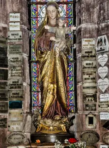 Église Saint-Martin - Statue de Notre-Dame (© J.E)