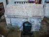 Piedra de los locos - Antigua tumba de San Dizier (© J.E)