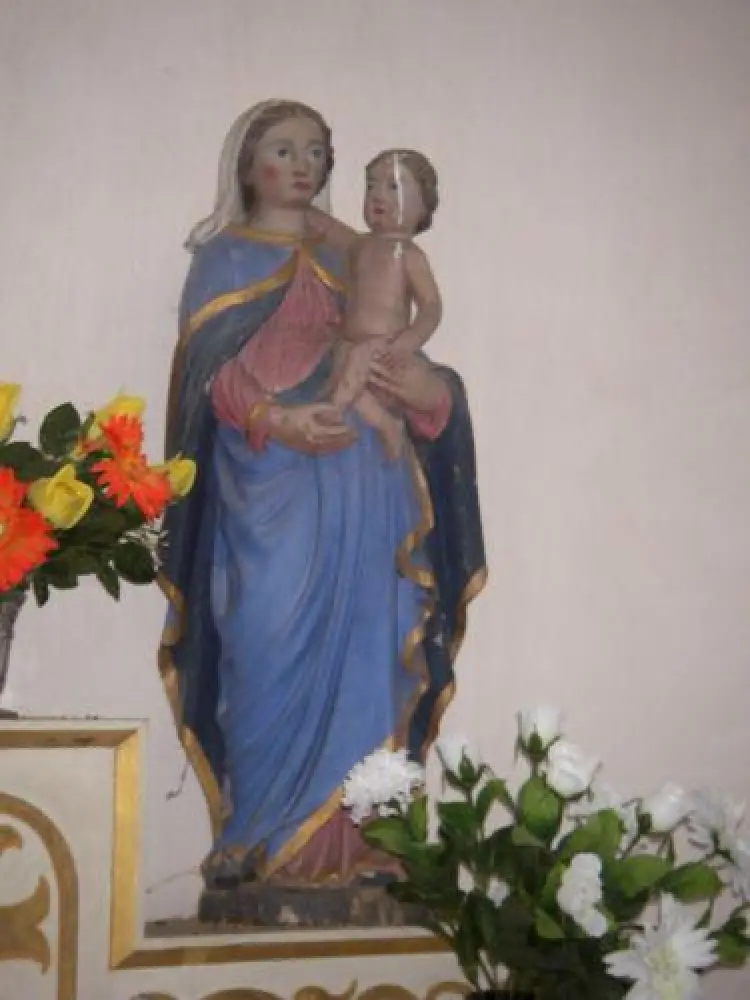 Saint-Éloy-d'Allier - Virgin and Child stripped