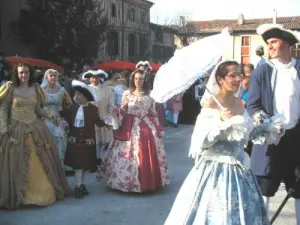 De parades van het festival van Cocagne