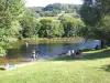 Aire de loisirs des Parédous au bord du Lot