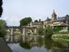 Puente viejo en el lote