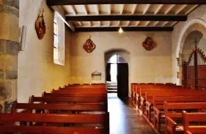 In de kerk Saint-Gérand