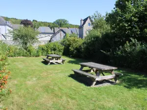 Picnic area at the water garden