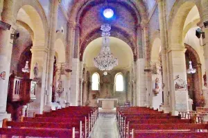 All'interno della chiesa Saint-Gervais