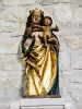 Madonna col Bambino nera, XVI secolo, in chiesa (© J.E)
