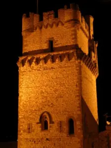 Bergfried am Abend