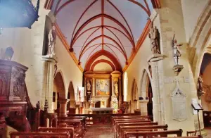 In de kerk Saint-Léry