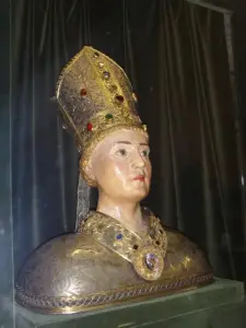 Busto Reliquiario di San Lizier 16 secolo