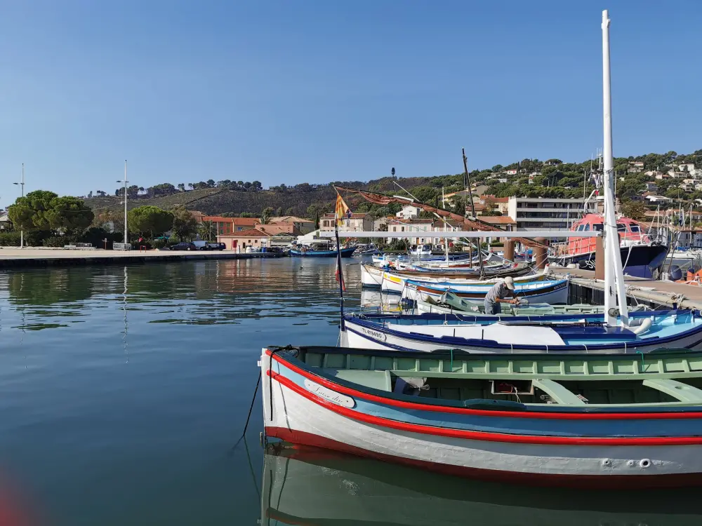 Saint-Mandrier-sur-Mer - Pointus dans le port de Saint-Mandrier (© Ouest Var Tourisme)