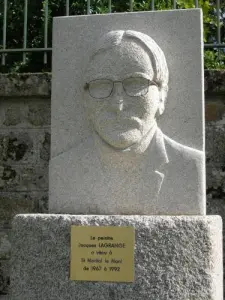 Memorial Stele of the painter Jacques Lagrange