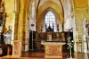 Intérieur de l'abbatiale Saint-Méen