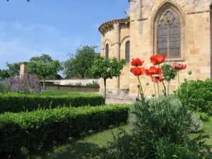 The parterre gardens of red Ménulphiens