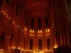 Saint-Michel - Choeur illuminé aux chandelles (fin XIIe début XIIIe)