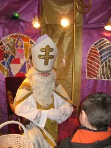 Feste von saint Nicolas - Treffen mit st Nicolas