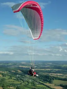 In Tandemflug in den Himmel über Saint-Omer