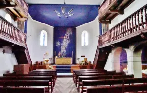 El interior de la iglesia de San Pedro.