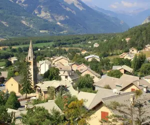 Village seen from above