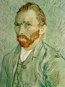 Self-portrait of Van Gogh painted in Saint-Rémy