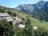 Saint-Véran - Vue du village l'été