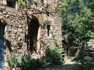 Lane in het oude dorp
