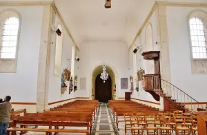 Interieur van de kerk van Saint-Vigor