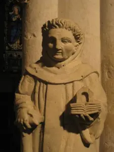 Estatua de San Fiacre, el siglo 15