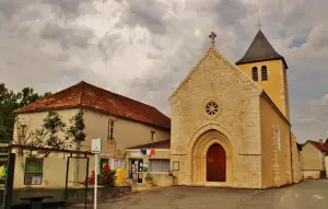 Die Kirche Sainte-Eulalie und die Mairie
