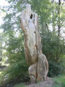 Saint-Nicolas-d'Attez - a druidic stone called the Stone of The Gour