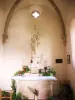 binnen in Saint-Colomban kapel (© JE)