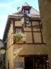 Half-timbered house in Sarlat