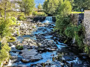 Graviers-waterval op de Moselotte (© JE)