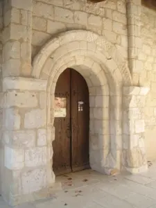 Porch of the Church of St. Vincent