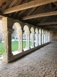 View of the south gallery of the cloister of the priory of La Jaillette