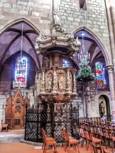 Chaire de l'église Saint-Georges (© J.E)