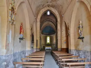 Interieur van de kerk Saint-Martial