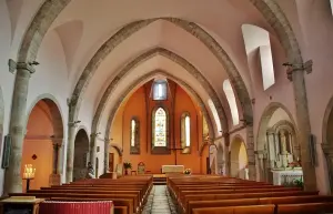 El interior de la iglesia de Saint-Sauveur