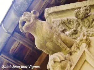 Gargoyle van het Grote klooster van Saint-Jean-des-Vignes (© J.E)