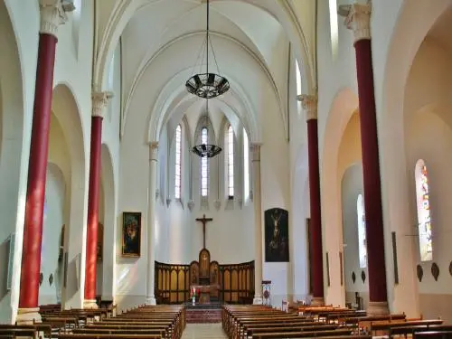 Sorèze - Interior of the Church of Our Lady of Peace