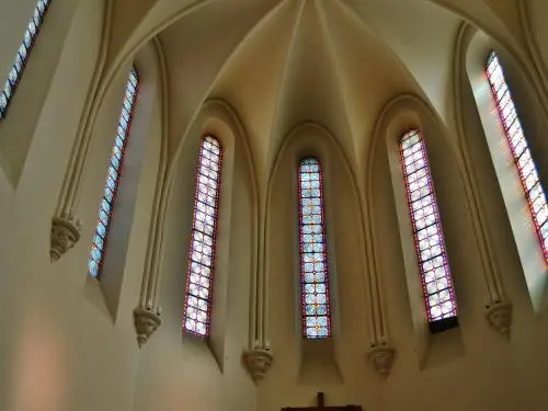 Sorèze - Interior of the Church of Our Lady of Peace